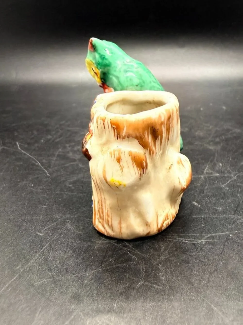 Vintage MCM Owl on Branch Toothpick Holder Planter Occupied Japan 1940s 1950s